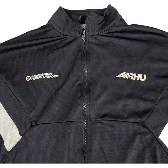 Zara x Rhuigi Rhude Textured Sweatshirt Track Jacket - Picture 8 of 16